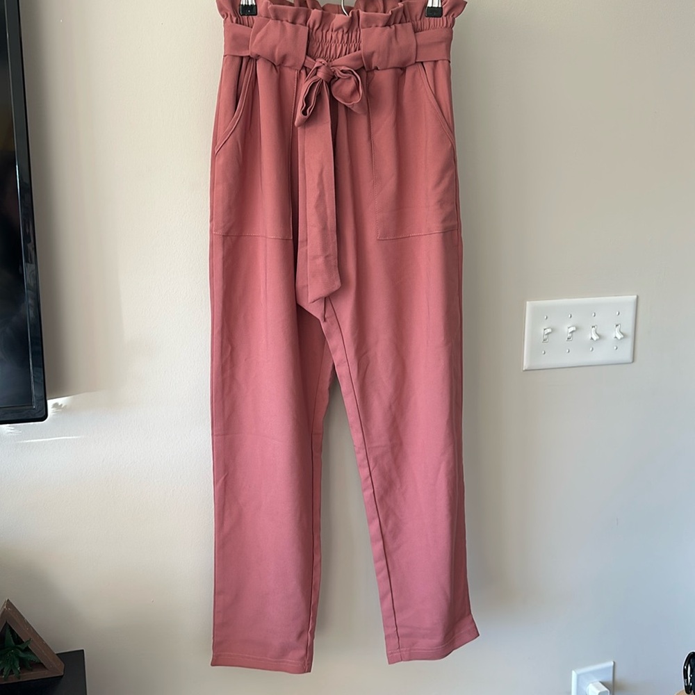 Pink casual women’s trouser